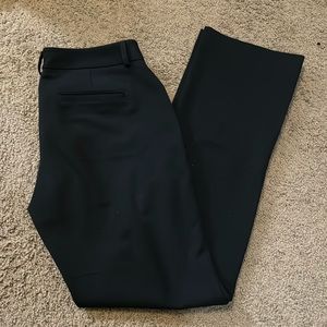 Black Express Straight Leg Editor Pant